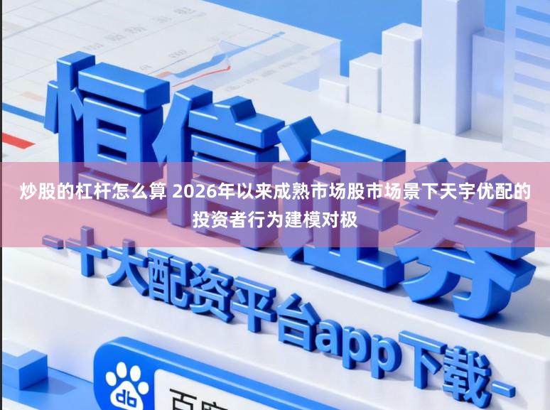 炒股的杠杆怎么算 2026年以来成熟市场股市场景下天宇优配的投资者行为建模对极