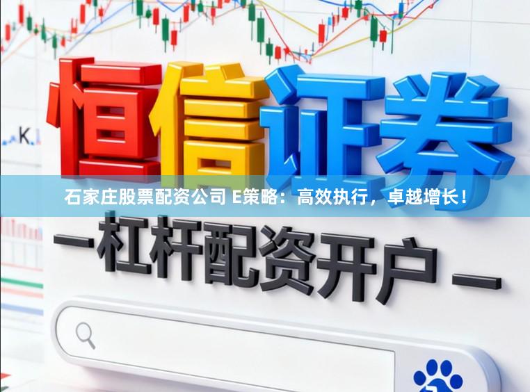 石家庄股票配资公司 E策略:高效执行,卓越增长!